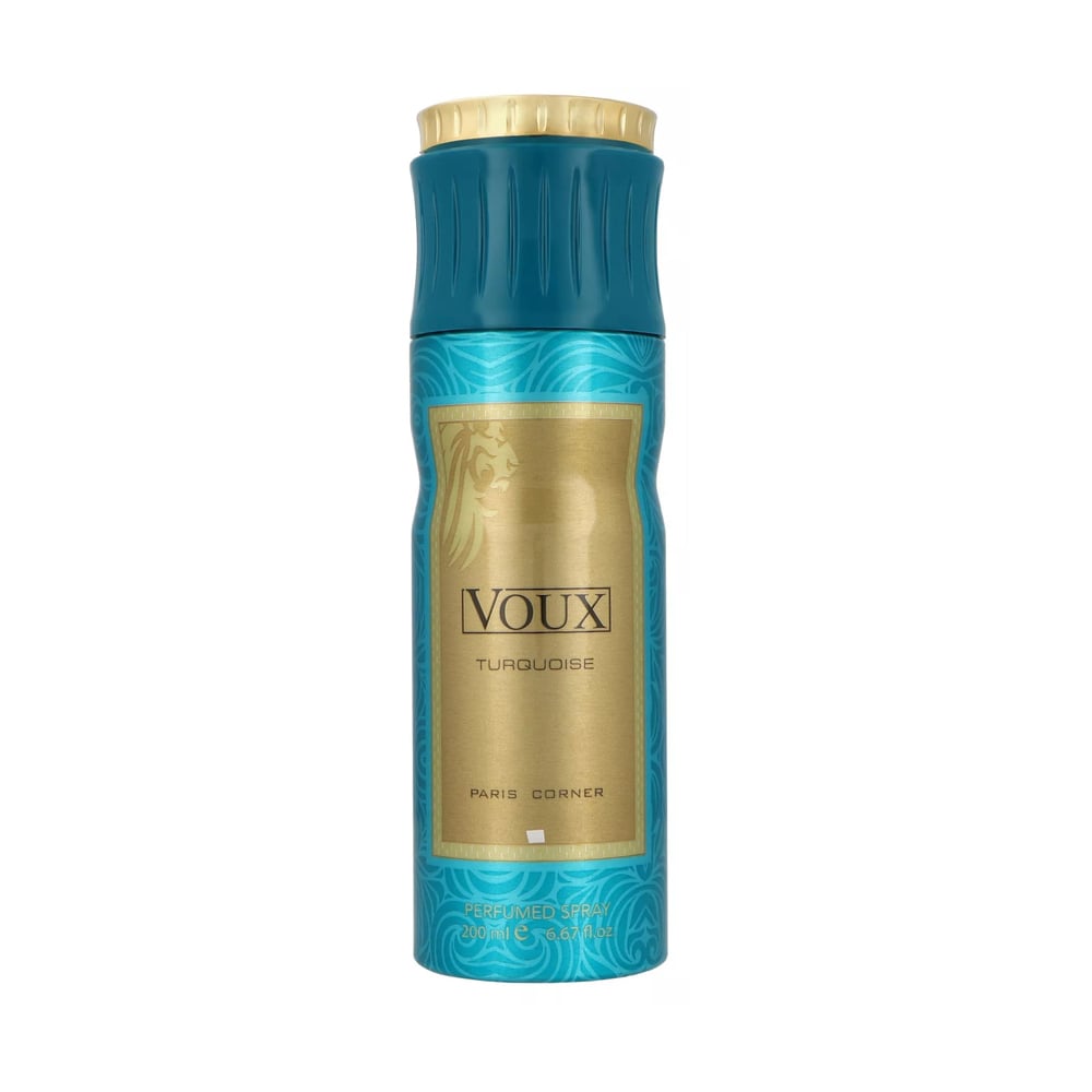 Парфумований спрей для тіла Paris Corner Voux Turquoise унісекс, 200 мл